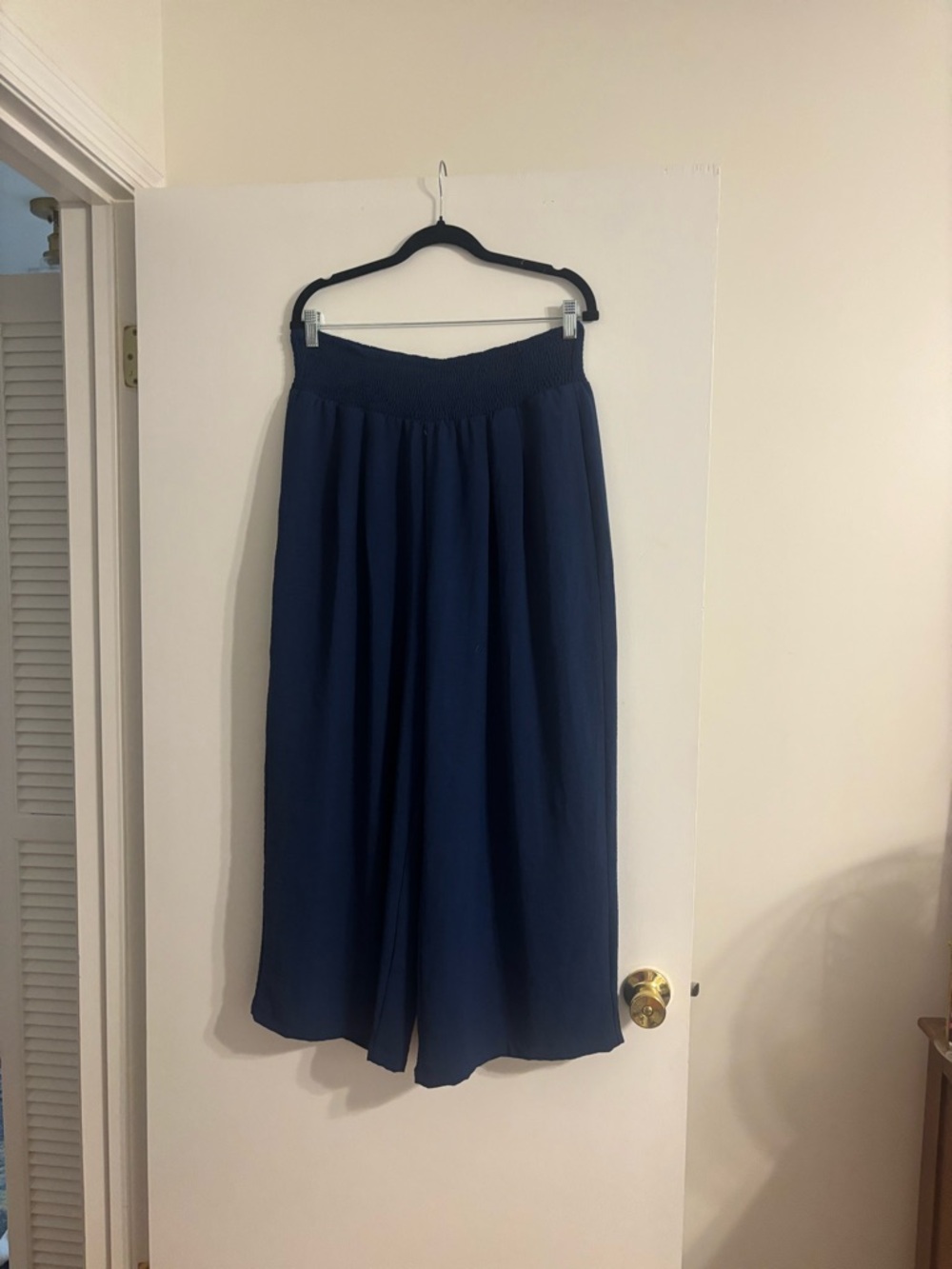 Navy palazzo pants